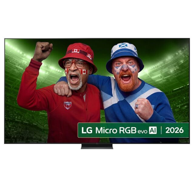 LG 100MRGB96B6 100 inch Micro RGB 4K 165Hz Smart TV 2026 