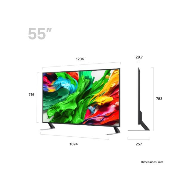 LG 55QNED85A6C 55inch QNED evo AI 4K Smart TV 2025