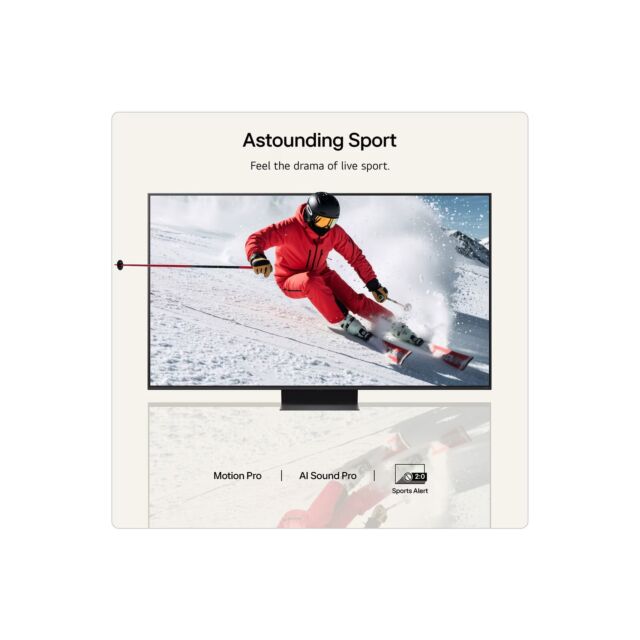 LG 65QNED87B6A 65 inch 4K QNED evo AI Smart TV 2026
