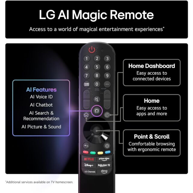 LG OLED42C55LA 42inch OLED evo AI C5 4K Smart TV 2025 
