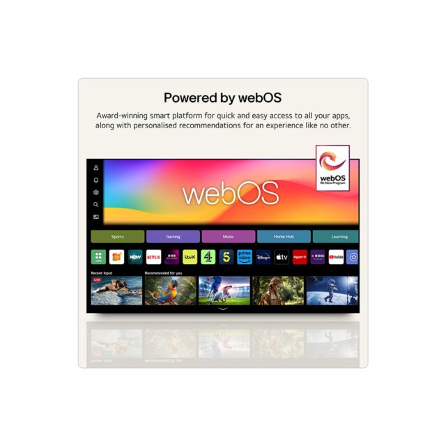 LG OLED48G66LS 48 inch OLED Evo 4K Ultra HD HDR Smart TV (Stand version) 2026