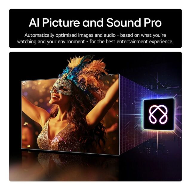 LG OLED65G54LW 65inch OLED evo AI G5 4K Smart TV 2025 - Wall Mount Version 