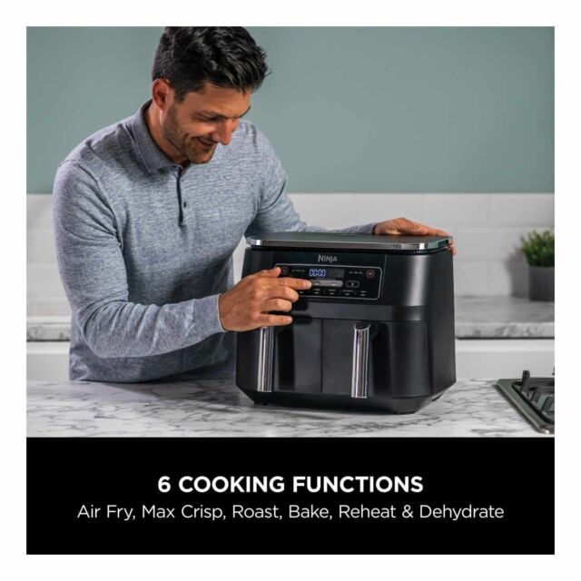 Ninja AF400UK Foodi MAX Dual Zone Air Fryer 9.5L