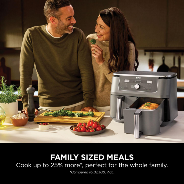 Ninja DZ400UK MAX 6-in-1 Dual Zone Air Fryer 9.5L