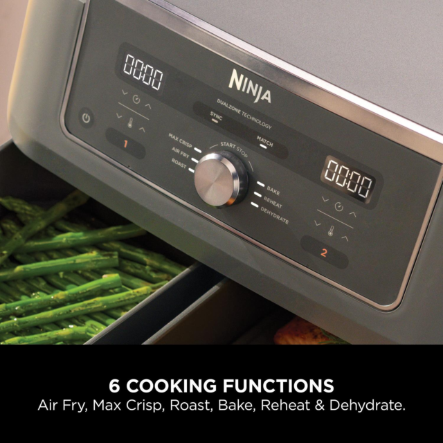 Ninja DZ400UK MAX 6-in-1 Dual Zone Air Fryer 9.5L