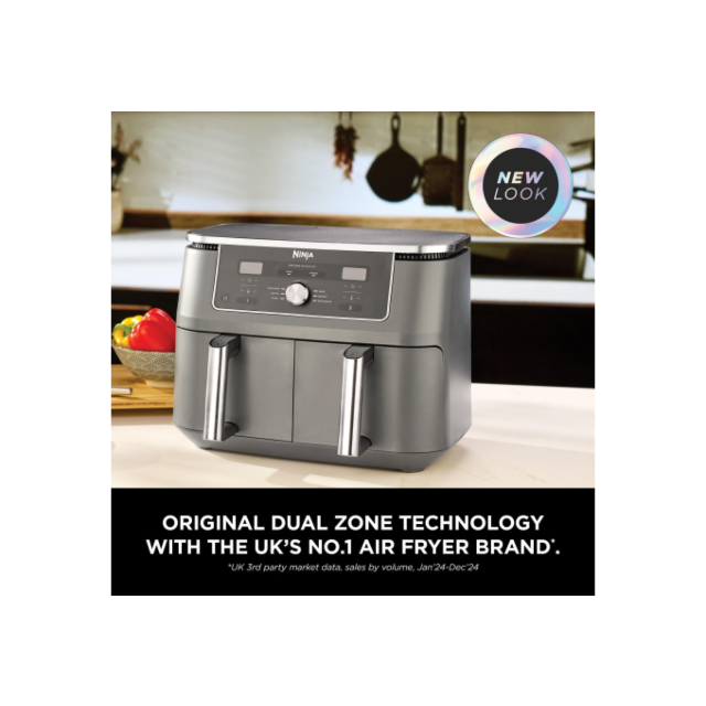 Ninja DZ400UK MAX 6-in-1 Dual Zone Air Fryer 9.5L