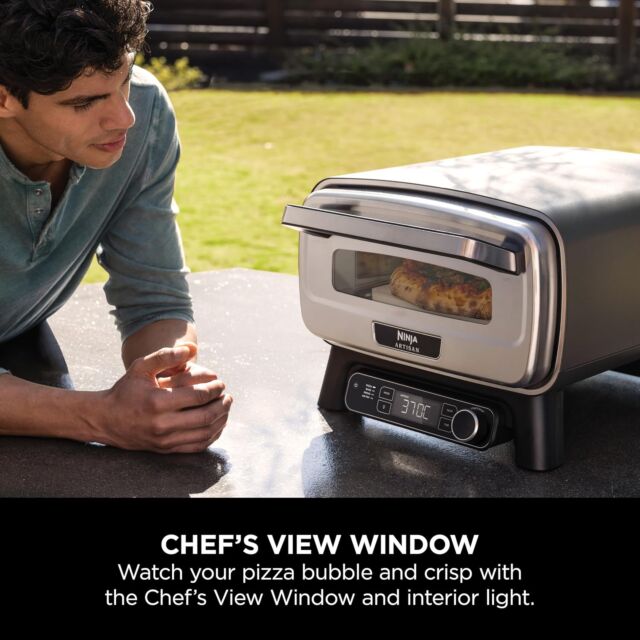 Ninja MO201UK Artisan Electric Outdoor Pizza Oven & Air Fryer 