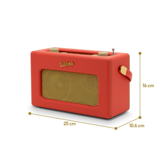 Roberts REVIVAL ISTREAM 3L Portable Dab+/Fm Retro Smart Bluetooth Radio Classic Red