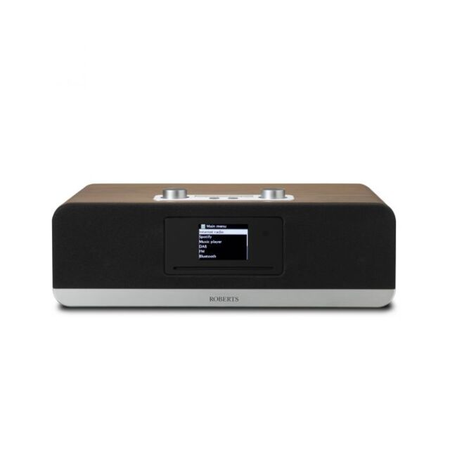Roberts STREAM 67 Dab+/Fm/Internet Radio Wi-Fi Bluetooth All-In-One Smart Music System Walnut