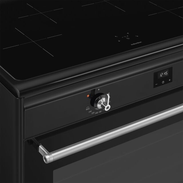 Smeg CX91IMBL 90cm Concert Induction Range Cooker Black