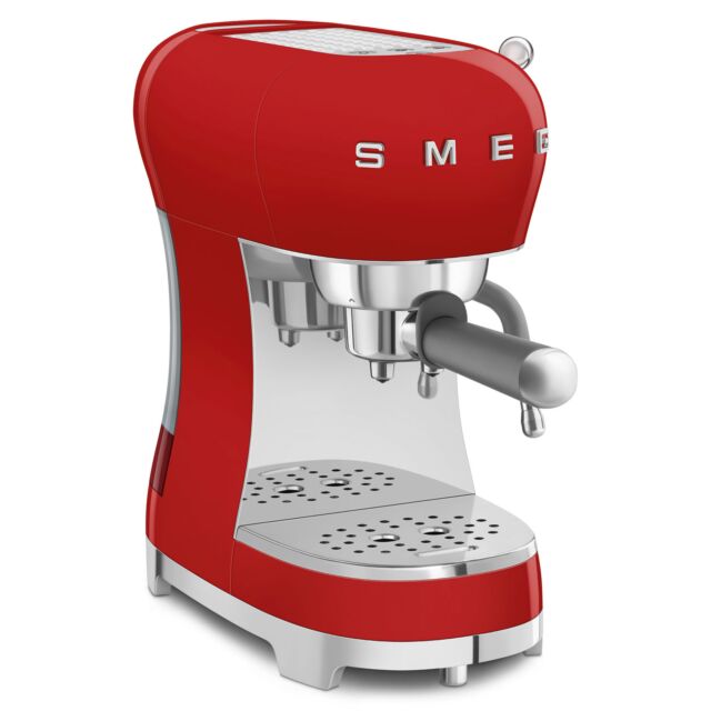 Smeg ECF02RDUK Espresso Coffee Machine Red