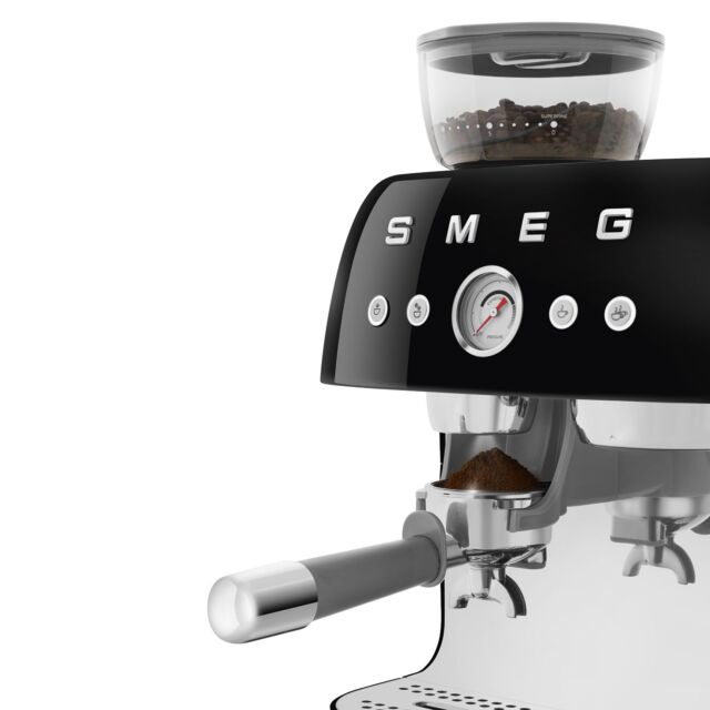 Smeg EGF03BLUK Espresso Coffee Machine Black