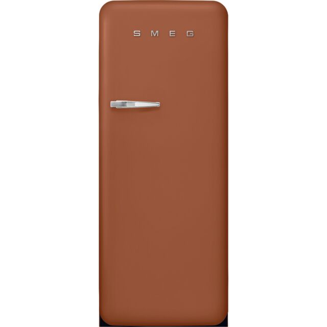 Smeg FAB28RDRU6 60cm 50s Style Right Hand Hinge Fridge with Icebox Rust