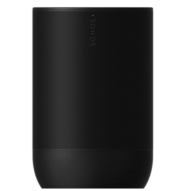 Sonos MOVE 2 Portable Wireless Multiroom Speaker With Google Assistant And Amazon Alexa Black