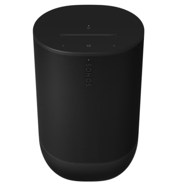 Sonos MOVE 2 Portable Wireless Multiroom Speaker With Google Assistant And Amazon Alexa Black