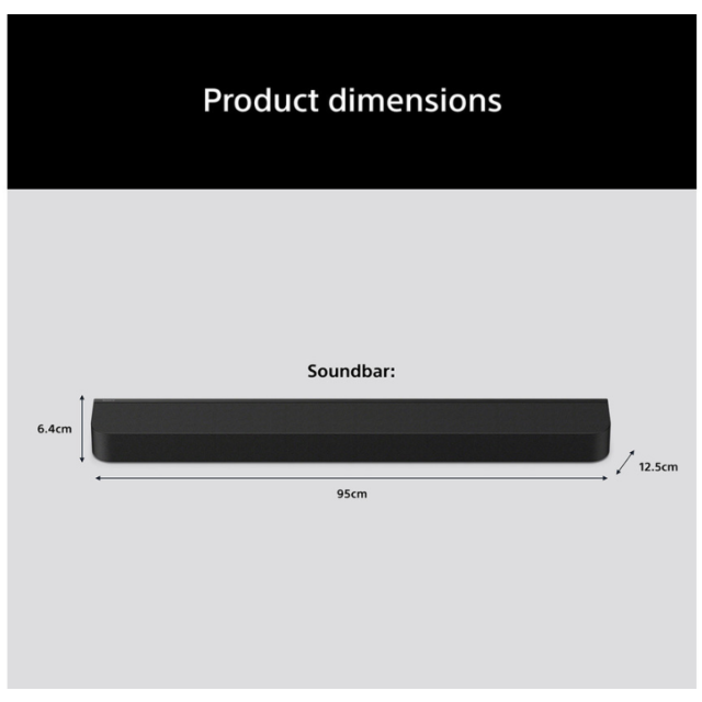 Sony HTA7100 BRAVIA Theatre Bar 7 Dolby Atmos / DTS X Soundbar