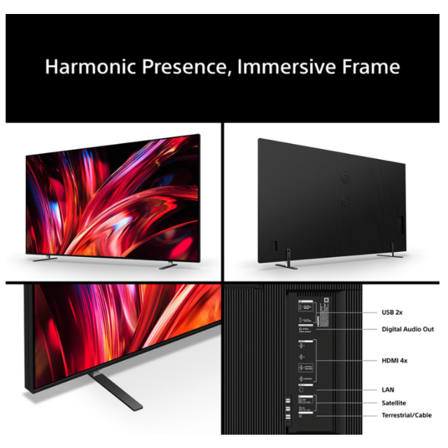 Sony K115XR95M2PB BRAVIA 9 115 inch True RGB LED 4K HDR Smart TV