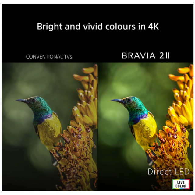 Sony K75S25M2PB BRAVIA 2 75 inch 4K Ultra HD HDR Smart LED TV