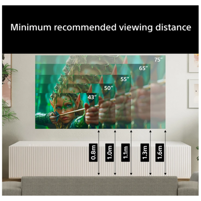 Sony K75S25M2PB BRAVIA 2 75 inch 4K Ultra HD HDR Smart LED TV