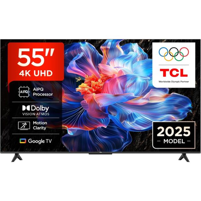 TCL 55V6C 55 Inch 4K Direct LED HDR Google TV