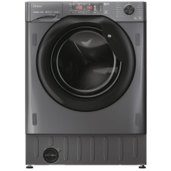 Haier HWQ90B416FWBR-UK Series 4 9kg 1600rpm A Rated Integrated Washing Machine - Graphite