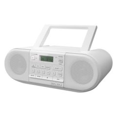 Panasonic RX-D552E-W Powerful Portable Radio with DAB+, CD, Bluetooth + USB White