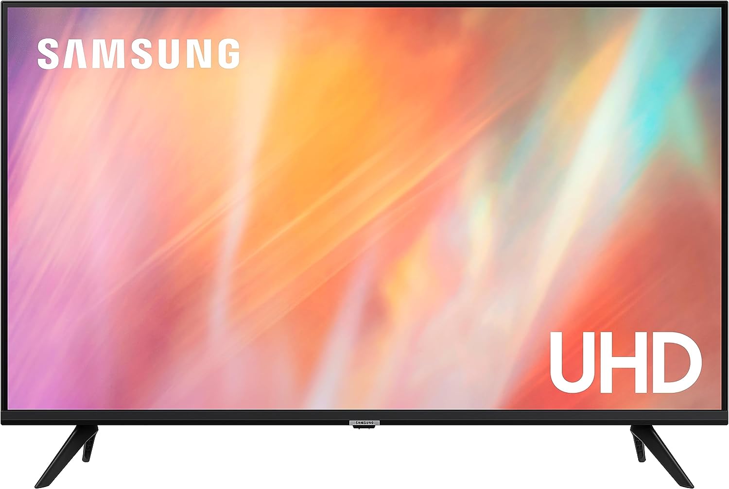 Samsung UE43AU7020 (2023) HDR 4K Ultra HD Smart TV, 43 inch with TVPlus Black